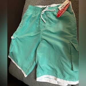 Ingear swim pant size medium. Mint and white. New with tags